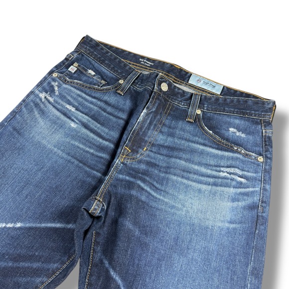 AG Adriano Goldschmied The Everett Slim Straight Jeans Mens Size 32x34 Dark Wash - Picture 3 of 11